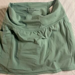 Athleta Women's Athletic Skirt/Shorts in Light Green Size XS #174